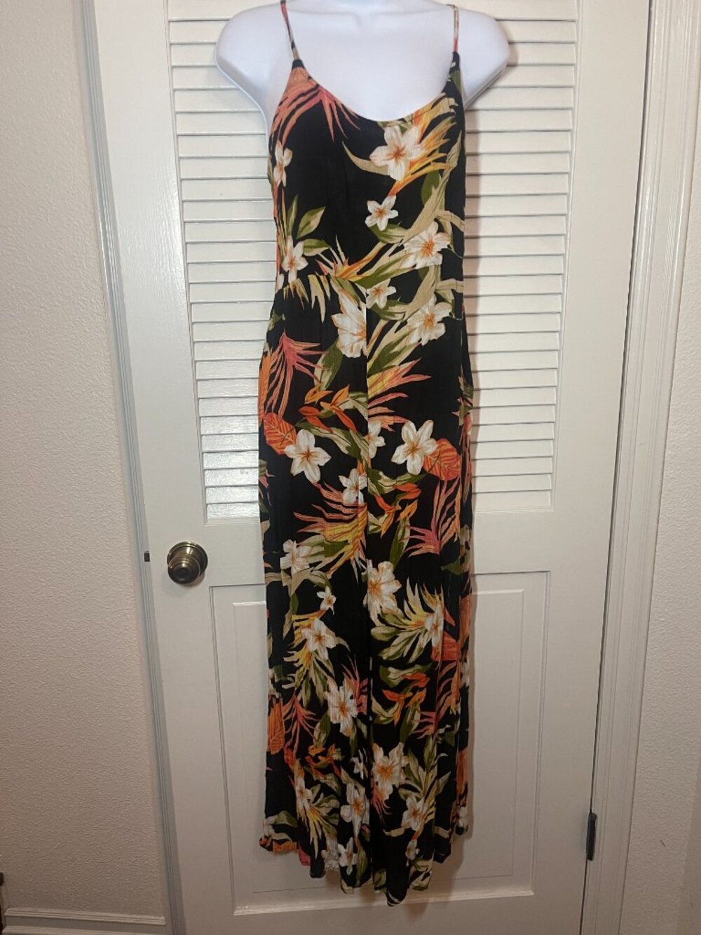 Rip Curl North Shore Tropical Floral Jumpsuit Size M Hibiscus - Picture 3 of 10